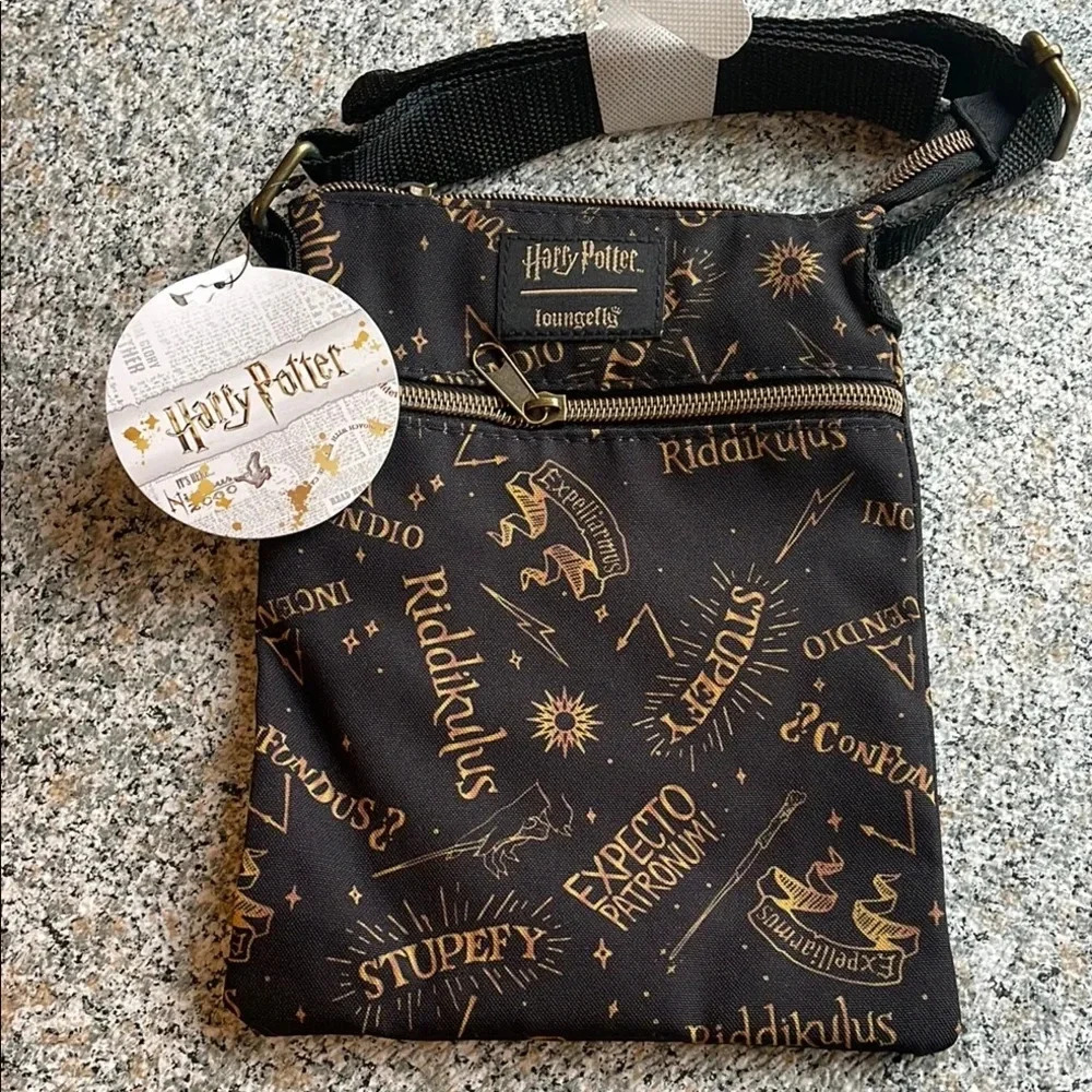 Harry Potter Loungefly Black Crossbody Bag